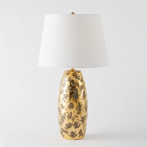 Shiny Barrel Lamp-Gold