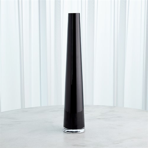 Glass Tower Vase CollectionBlack
