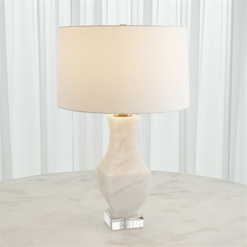 Alabaster Square Urn Lamp Alabaster Square Urn Lamp