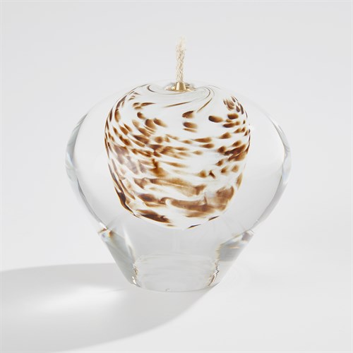 Daphne Oil Candle-Brown Spots-Lg