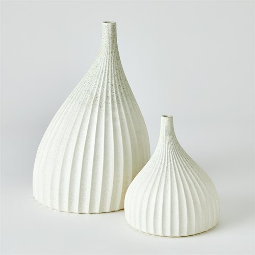 Dewdrop Vases-White
