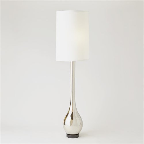 Bulb Floor Lamp-Nickel