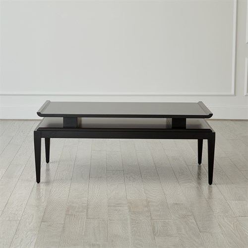 Poise Cocktail Table-Black Satin