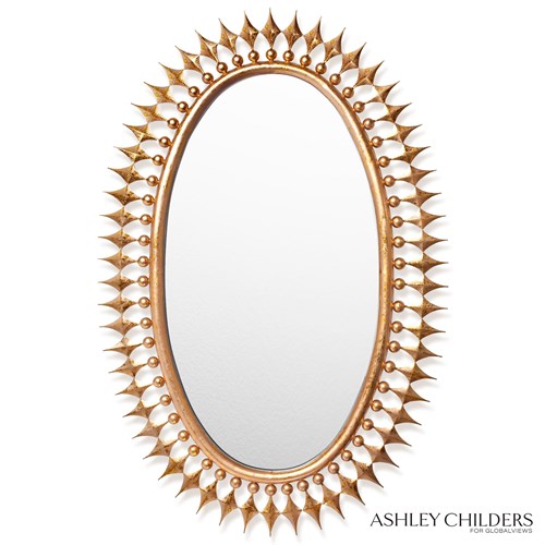 Wellington Mirror-Gold Leaf