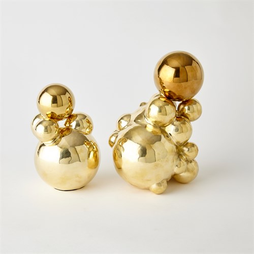 Bubble Orb Holder-Brass