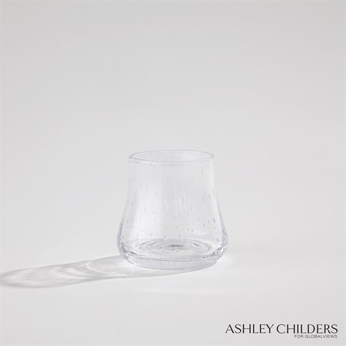 Hamish Glass-Clear Seeded-Short