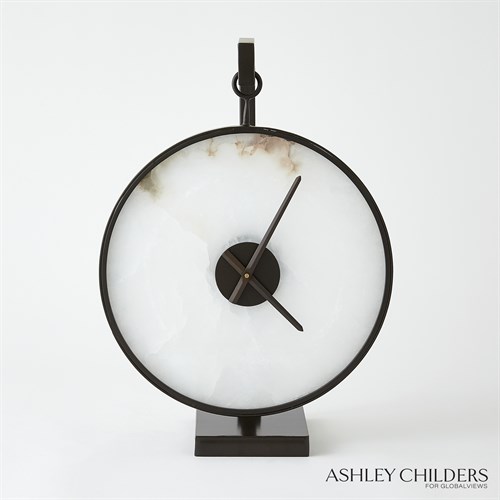 Anya Clock-Black/Bronze
