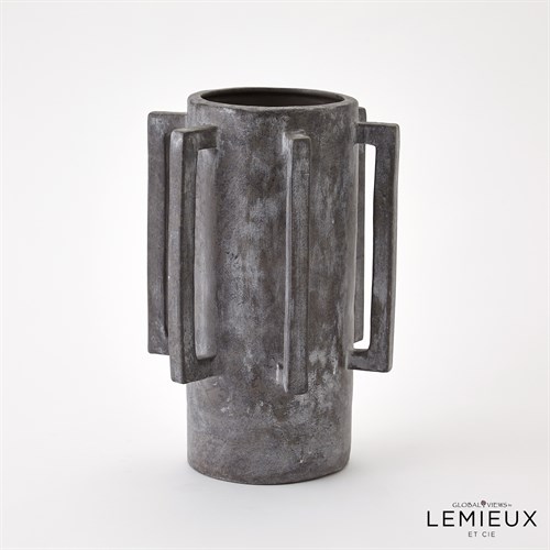Normandie Vase-Dark Grey