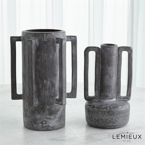 Normandie and Bretagne Vase Collection-Dark Grey