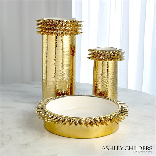 Spike Cylinder Collection-Gold