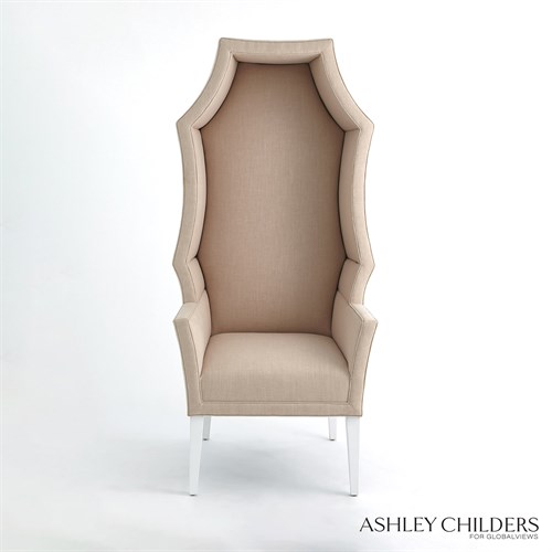 Hood Chair-Blush Linen