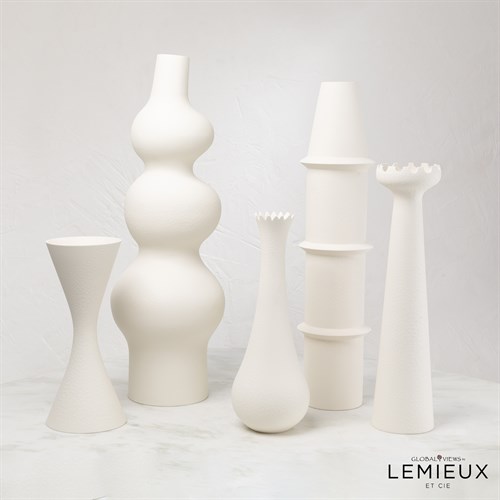 Overscale Vases-Matte White