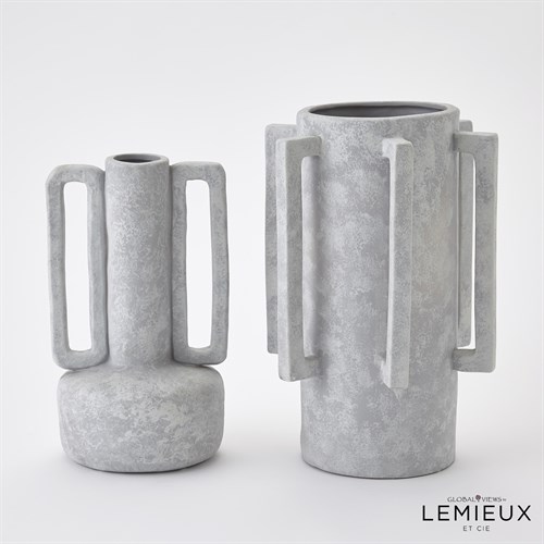 Normandie and Bretagne Vase Collection-Light Grey