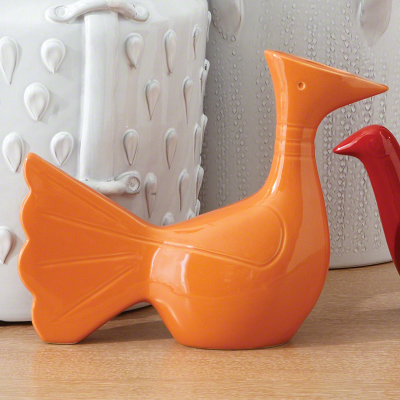 Orange Bird Vase Orange Bird Vase