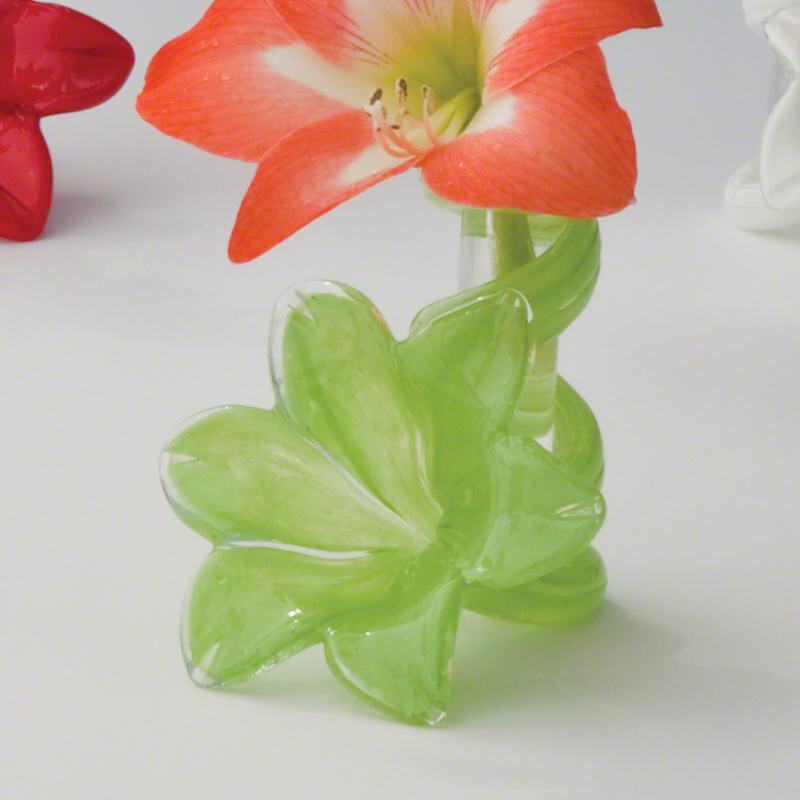 Green Lily Bud Vase Green Lily Bud Vase