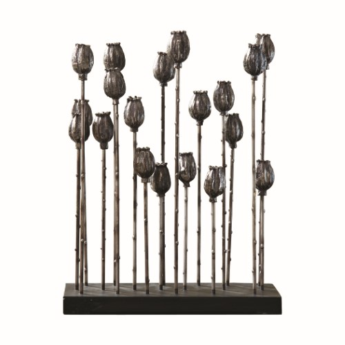 Poppy Pod Sculpture Multi-Iron Poppy Pod Sculpture Multi-Iron