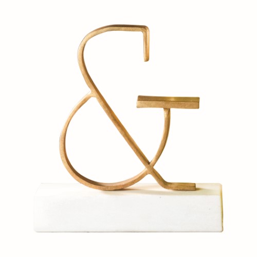 Ampersand Objet-Gold Ampersand Objet-Gold