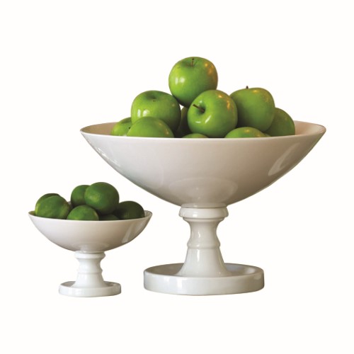 White Grand Pedestal Bowl White Grand Pedestal Bowl
