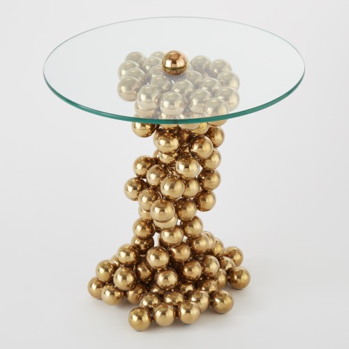 Sphere Table-Brass Sphere Table-Brass