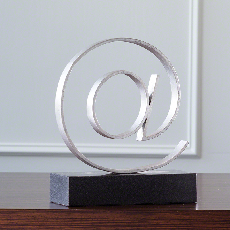At Symbol-Silver Leaf At Symbol-Silver Leaf