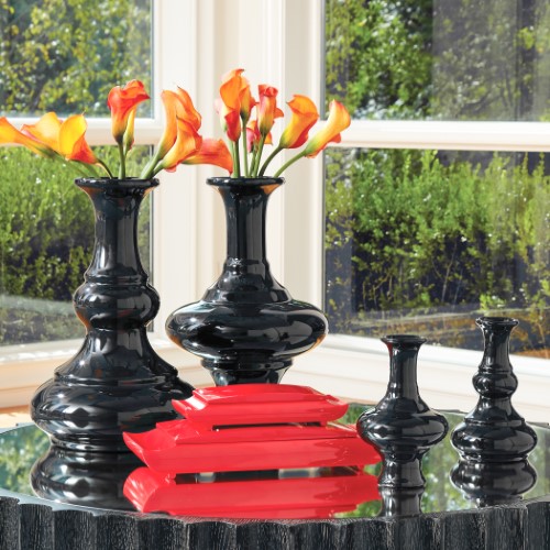 Moroccan Bottle High-Black Moroccan Bottle High-Black