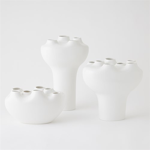 Geyser Vases-White