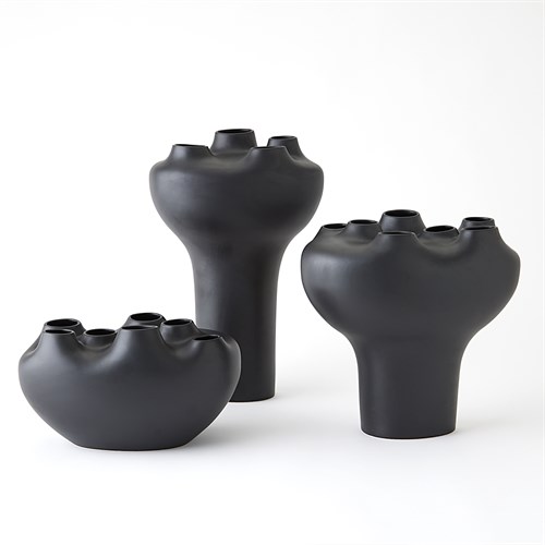 Geyser Vases-Black