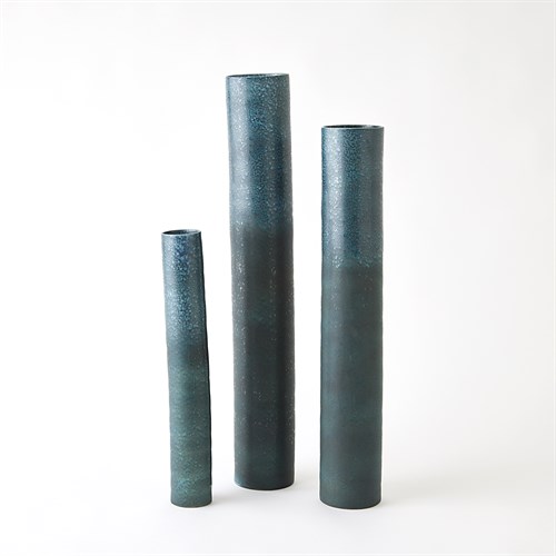 Teeter Vases-Reactive Blue
