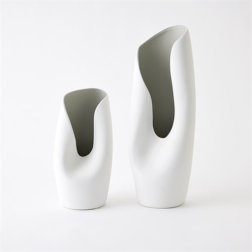 Avian Vases-Cream/Grey
