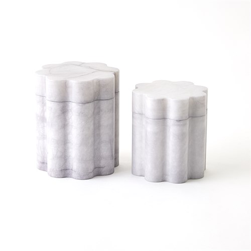 Cumulus Alabaster Tall Boxes-Grey
