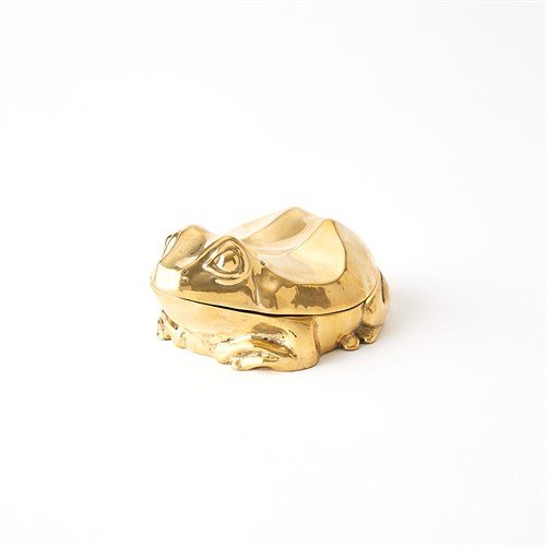 Solid Brass Frog Box