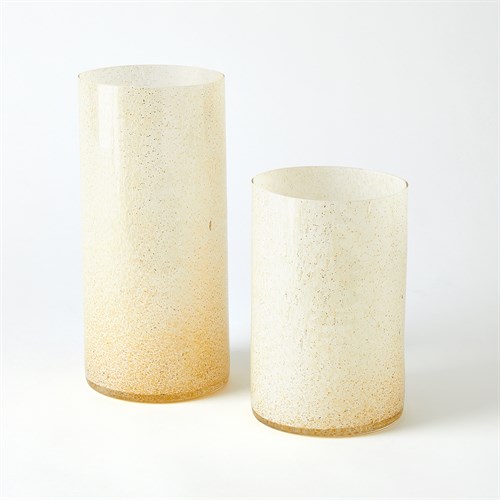 Golden Flecked Vases