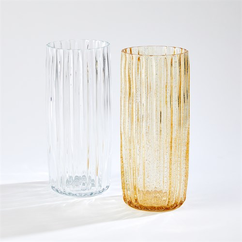 Pleated Glass Vase Collection