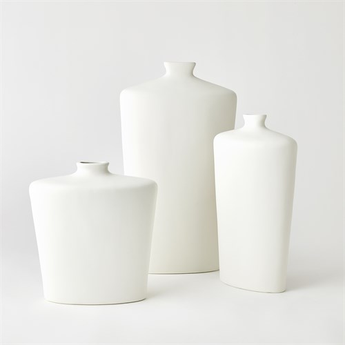 Terzo Vases-Matte White