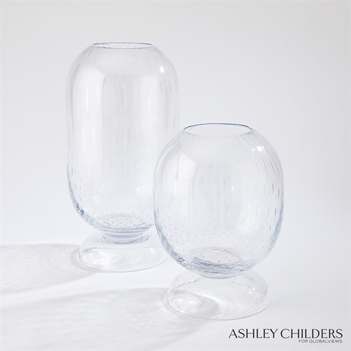 Ashton Vases-Clear Seeded