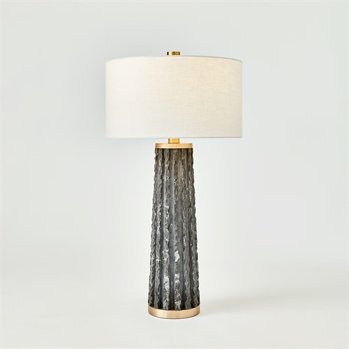 Quarry Table Lamp-Black Marble