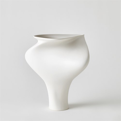 Tranquility Vase-Matte White