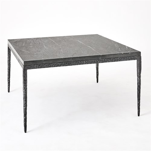 Forrester Cocktail Table-Blackened/Flamed Marble