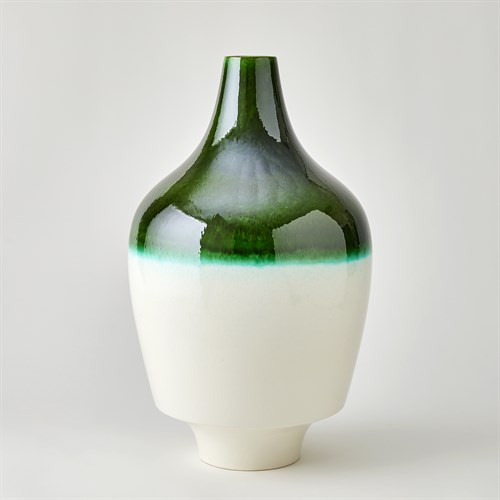 Acorn Vase-Emerald