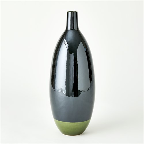 Tidal Vase-Dark Green-Tall