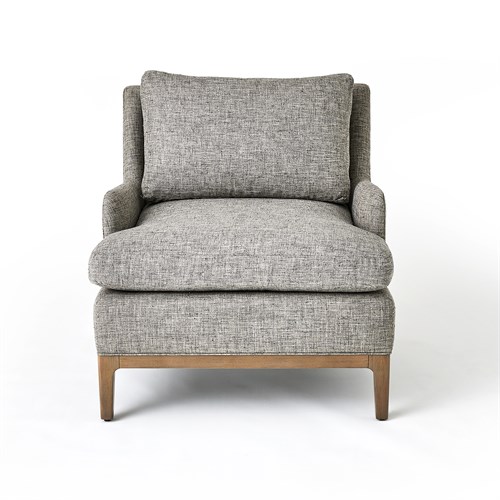 Laguna Lounge Chair-Grey Wood-Muslin