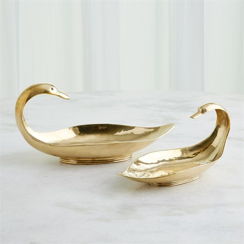 Duck Bowls-Polished Brass