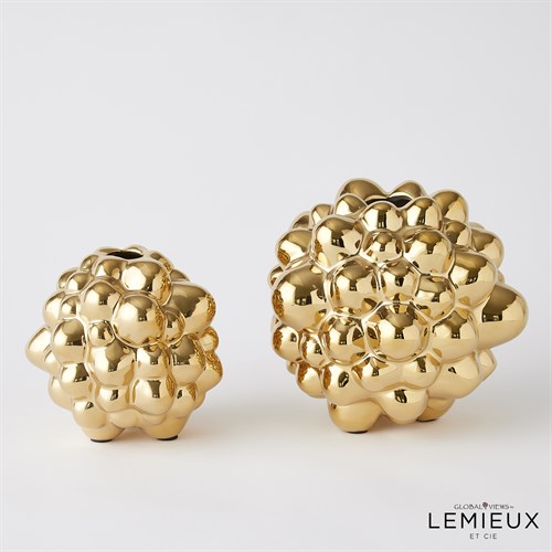 Bubble Vases-Bright Gold
