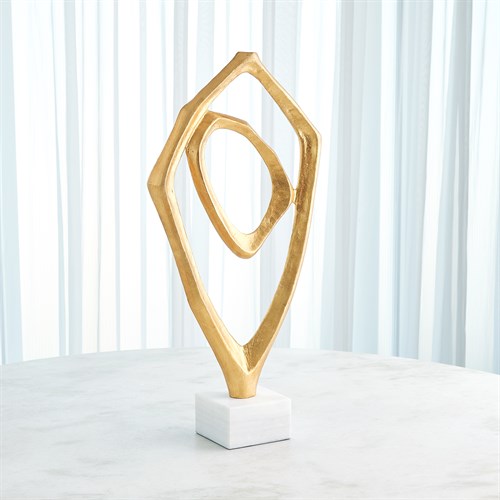 Interlude Sculpture-Gold Leaf