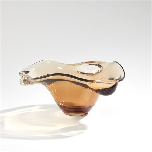 Triple Bubble Bowl-Amber