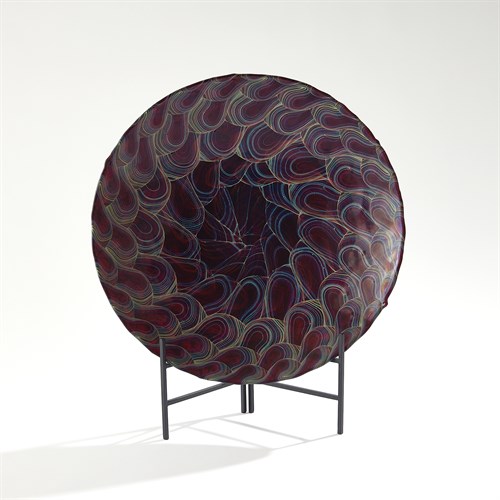 Kaleidoscope Centerpiece-Plum