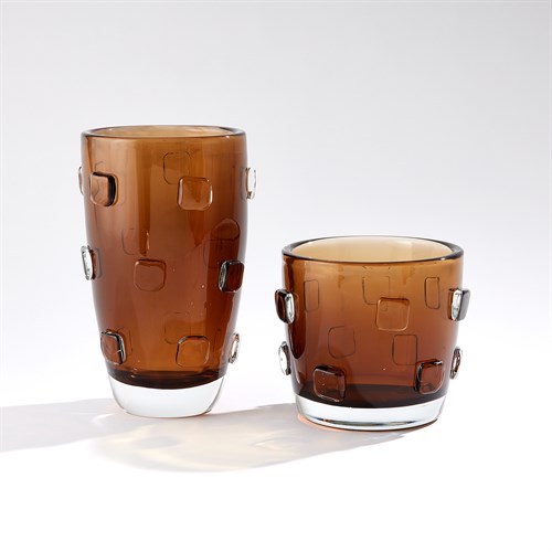 Ingot Vases-Amber