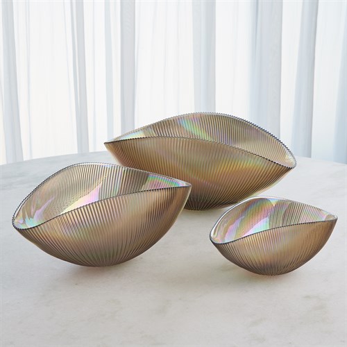 Pleated Bowls-Sandy