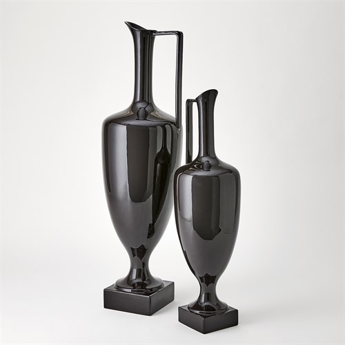 Quiet Curve Urns-Black