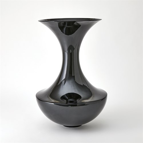 Trumpet Vase-Black